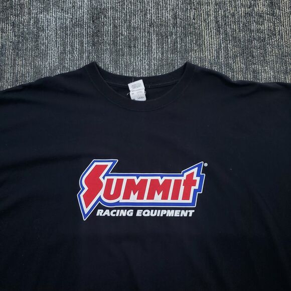 Vintage Logo Early 2000s Y2k Summit Racing T-shirt  (Size 4XL) - Picture 2 of 9